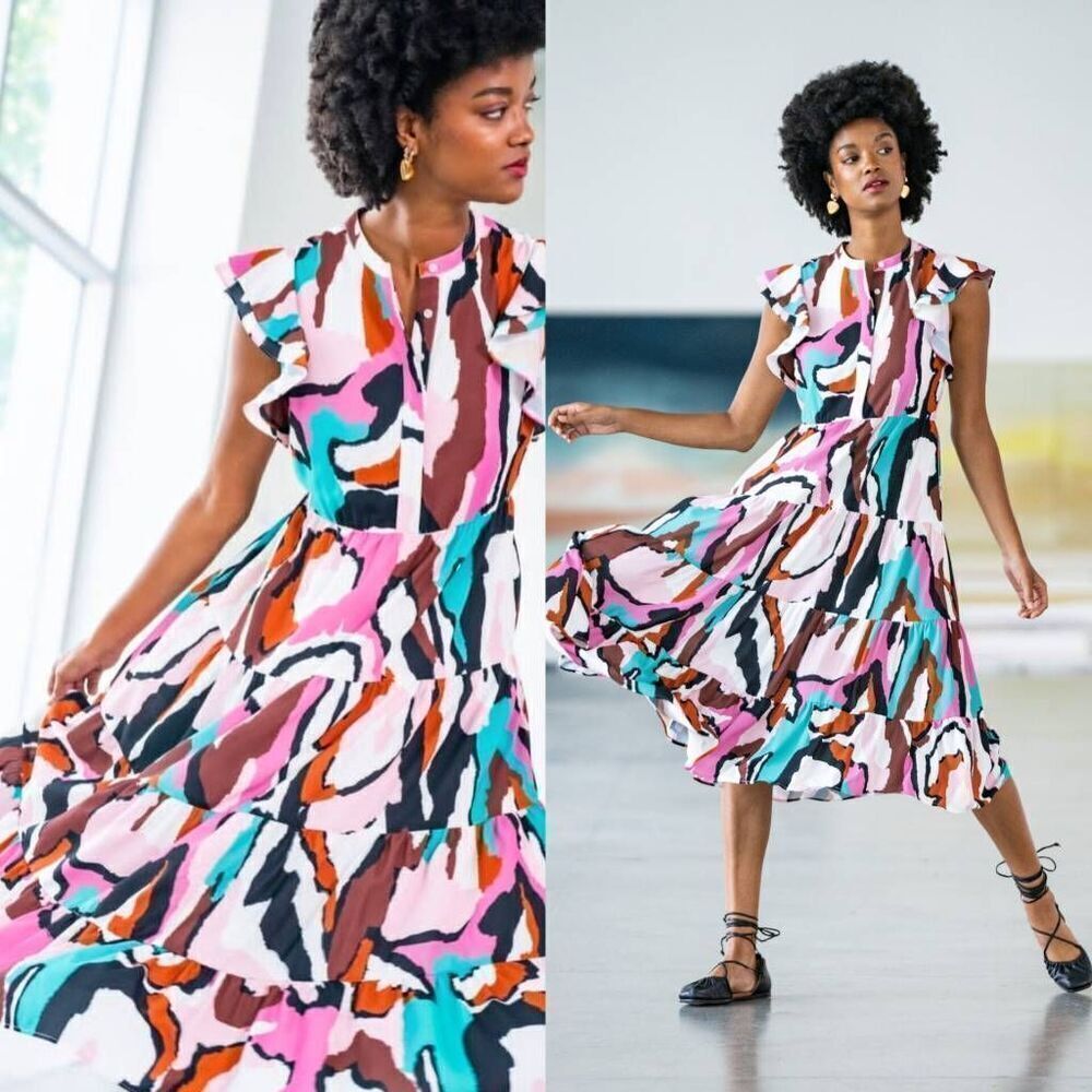 Crosby by Mollie Burch Napa Midi Dress M